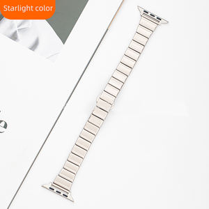 Correa de reloj Upro Luxury Slim con hebilla de mariposa de una sola pieza, 38mm 42mm, correas de repuesto de metal ajustables para Apple Watch - Product Image 3