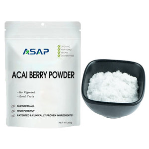 Marque privée d'approvisionnement d'usine OEM 100g de poudre de fruits naturels biologiques poudre de baies d'açai - Product Image 1