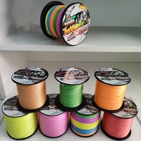 X8 500M/1000M YGK Pro Grade Power Performance UV PE tresse ligne pour eau salée ou poisson d'eau douce couleur pêche tresse ligne