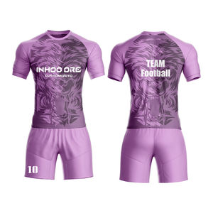 Maglie da calcio personalizzate da uomo personalizzate-asciugatura rapida, set di partite sportive da calcio traspiranti direttamente dalla fabbrica - Product Image 5