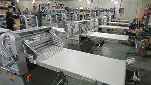 110V bảng nhỏ loại tự động bột sheeter cho Croissant làm bánh mì - Product Image 3