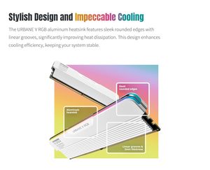 KLEVV Urbane V RGB <span class=keywords><strong>DDR5</strong></span> 32GB (2x16GB) 6000MHz CL30 1,35 V Gaming Escritorio RAM SK Hynix Chip XMP 3,0/<span class=keywords><strong>AMD</strong></span> Expo Ready Stock - Product Image 3