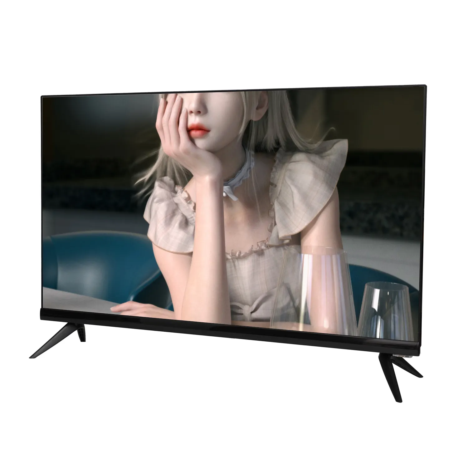 2024 nouveautés 22 32 43 50 pouces téléviseurs grand écran Standard Smart Tv Android TV pour hôtel maison