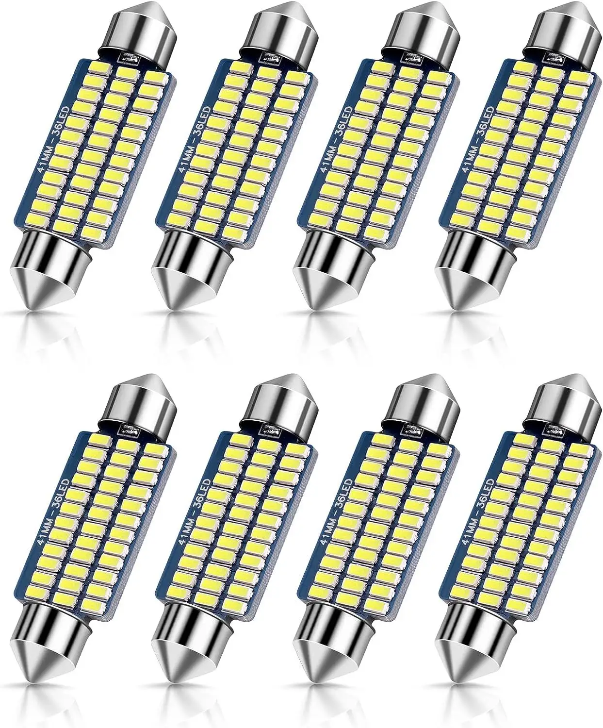 LED 자동차 인테리어 전구 31MM 36MM 39MM 41MM 돔 라이트 번호판 램프 흰색 12V 자동차 액세서리 용 LED 전구