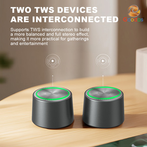 Aluminum Sturdy All-in-one Waterproof IPX6 Type-C 5W 600mAh RGB Wireless <b>Mini</b> Phone Stand TWS BT5.4 Magnetic <b>Speakers</b> - Product Image 3