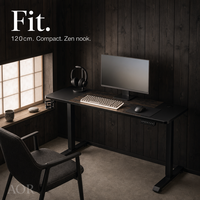 Bureau de travail électrique réglable en hauteur AOR, certifié RoHS, avec structure métallique durable, crochet pour casque convertible, vente en gros d'usine