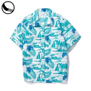 <span class=keywords><strong>Chemise</strong></span> Hawaïenne en Rayonne <span class=keywords><strong>à</strong></span> Manches Courtes pour <span class=keywords><strong>Homme</strong></span>, Motif Floral Polynésien, Tendance 2023, Décontractée, Plage, Été - Product Image 3