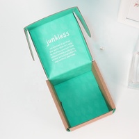 Boîte pliante en carton ondulé kraft personnalisée et écologique pour l'emballage de cadeaux de marque