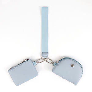 Disponibile Borsa da Polso Multifunzionale Stile Lulu in PU Tinta Unita per <span class=keywords><strong>Donna</strong></span>, <span class=keywords><strong>Portafoglio</strong></span> Due-in-Uno Portatile per Uso Quotidiano Cina - Product Image 5