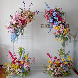 Composizioni Floreali Artificiali in Seta per Corridoi Nuziali, Centrotavola di Alta Qualità, Fiori Finti per Decorazioni di Fidanzamento e Matrimonio - Product Image 6