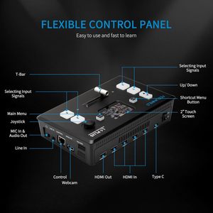 Feelworld L1 cộng với video Switcher PIP với cảnh tự động chuyển đổi LAN cho điều khiển từ xa <span class=keywords><strong>OEM</strong></span> tùy chỉnh <span class=keywords><strong>firmware</strong></span> & bao bì - Product Image 2