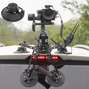 Xách tay 6-inch điện hút cup núi cho máy ảnh bánh 1100mAh dài runtime hợp kim nhôm với Threaded gắn kết - Product Image 1