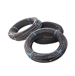Best Seller 1/2 Inch Black Hydraulic <strong>Rubber</strong> <strong>Hose</strong> High Pressure NBR Material Smooth Steel Wire - Product Image 1