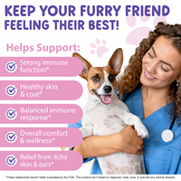 Suppléments de santé articulaire pour animaux de compagnie Supplément de vitamines pour animaux de compagnie Chiens Chats Booster immunitaire Suppléments de soutien Gouttes