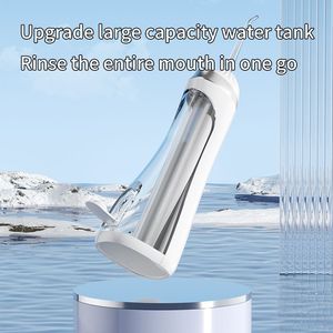 Hydropulseur électrique portable personnalisé rechargeable avec 1 embout pour soins dentaires – Couleurs blanc, bleu, rose, noir - Product Image 2