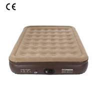 Matelas à air à remplissage rapide en mousse Queen avec pompe Lit portable moderne à bulles pour chambre à coucher ou mobilier d'extérieur