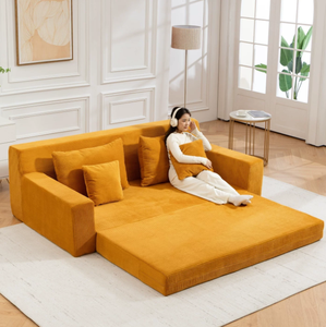 Canapé-lit moderne en tissu compressé sous vide pour une personne, extensible, pliable, idéal pour les petits appartements et salons. - Product Image 3