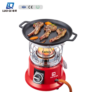 Mini calentador de agua de gas licuado portátil 2 <span class=keywords><strong>en</strong></span> <span class=keywords><strong>1</strong></span>, estufa para parrilla, cocina al aire libre para acampar para campistas - Product Image 1