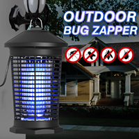 Tueur électronique de mouches d'insectes étanche XP4 avec filet électrique à tube UVA 4000V lampes anti-moustiques anti-insectes
