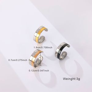 Anillos de pérdida de peso de terapia magnética Punk de moda para mujeres y hombres, anillo antironquidos, joyería adelgazante para quemar grasa y cuidado de la salud - Product Image 4