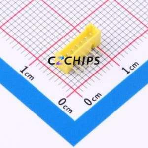 W1251100-6PY2123 Wire-to-Board Pin Header Bent Lead Through Hole,P=1.25mm 1x6P 1.25mm Right Angle Insert PicoBlade (MX 1.25) - Product Image 1