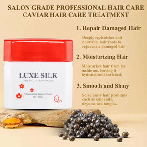 Masque capillaire de luxe <span class=keywords><strong>300g</strong></span> à la kératine et au collagène, traitement capillaire nourrissant en profondeur personnalisé pour les cheveux secs et abîmés - Product Image 2