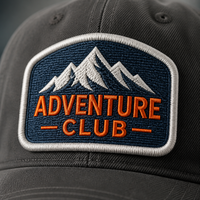 Patch brodé pour casquette snapback, design de lettres en chenille personnalisé pour streetwear, badge thermocollant durable pour vêtements et marquage de marque