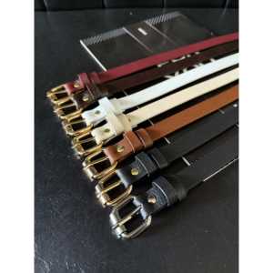 Cinturón Delgado para Mujer con Hebilla Cuadrada, Cuero PU, Hebilla de Aleación Informal, Múltiples Opciones de Color - Product Image 3