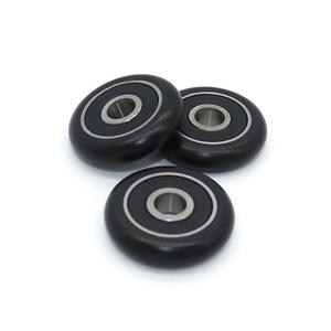 Manufacturer Supplies Wear-Resistant Plastic POM Tracks Rubber-Coated Pulleys Assembly Line Guide Wheels-Wholesale <b>Linear</b> Guides - Product Image 5