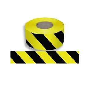 Cinta de Advertencia de Alta Resistencia Personalizada, Impermeable, Amarilla y Negra, con Logotipo - Product Image 1