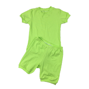 Conjuntos de Ropa de Verano para Niñas, 40 Colores, Algodón Liso, Dos Piezas - Product Image 3