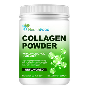 Collagène en poudre de haute qualité, vitamine C, aide à la santé des articulations pour une vie active, avec acide hyaluronique, complément alimentaire - Product Image 1