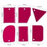 6 pièces outils de poterie ensemble de grattoirs en argile en plastique poignée de grattage sculpté en argile douce Sculpture couteau grattoir en argile outil de Sculpture