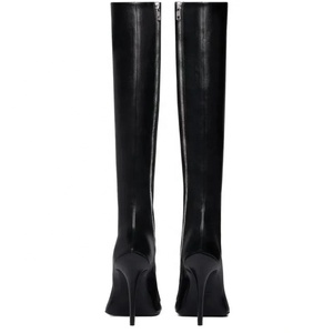 Fashion Side Zipper Custom Made Women Stiletto Shoes Designer Knee High <b>Boots</b> Thin High Heel Pointy Toe Long Booties - Product Image 4
