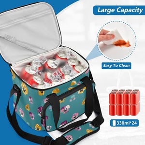 กระเป๋าเก็บความเย็นแบบมืออาชีพ ลายฮาวาย ทนทาน ผลิตจากผ้า 600D กันน้ำ เก็บอุณหภูมิได้ดี เหมาะสำหรับใส่เค้ก อาหารกลางวัน สำหรับผู้ใหญ่ - Product Image 5