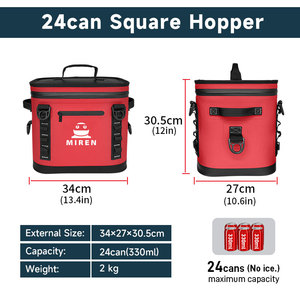 <span class=keywords><strong>MIREN</strong></span> - Mochila Nevera de Picnic Impermeable y Aislada de 14L, 840D/TPU, con Diseño Nuevo y de Buena Calidad, Retención de Hielo por 3 Días, para Alimentos, Latas y Vino - Product Image 2