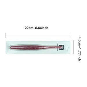 Uncinetti Ergonomici con Manico in Resina, Aghi per Uncinetto con Testa Liscia in Alluminio per Principianti e Artigiani Esperti - Product Image 1