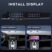 Autoradio double écran 12,3 pouces Android 13 Lecteur multimédia pour Porsche Panamera 2010-2016