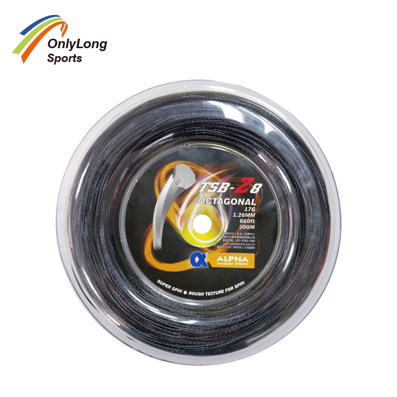 Ракетка для тенниса, серия из полиэстера-восьмиугольная форма обеспечивает максимальную силу и контроль вращения мяча-Теннисная нить 17 г