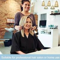 Cape de Coiffure Confortable en Gros, Kimono Imperméable en Polyester, Robe de Salon avec Capes de Barbier pour Clients de Salons de Beauté et Spas