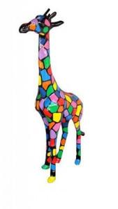 Bán Hot Chất Lượng Cao Động Vật Điêu Khắc Màu Sơn Sợi Thủy Tinh Resin Hươu Cao Cổ Tượng - Product Image 2