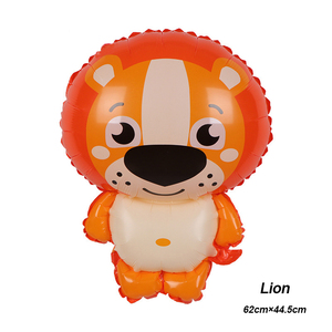 Globos de papel de aluminio de animales marinos de la jungla al por mayor para fiesta de graduación Feliz cumpleaños Baby Shower decoraciones Tema de zoológico de dibujos animados - Product Image 6