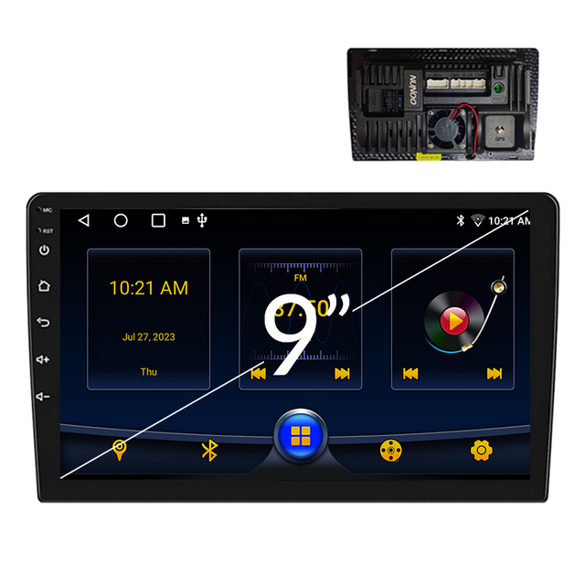 HOT Sale Top Quality 6+128G QLED Screen 1280*720 Head Unit Android Car Dvd Player 8Core 4G Wifi Split Screen