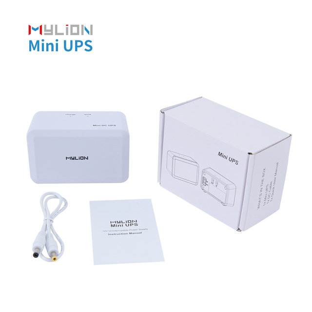 Compact 12V 3A 12000mAh Mini UPS Battery Backup for Router CCTV Camera Modem Security System Home Office