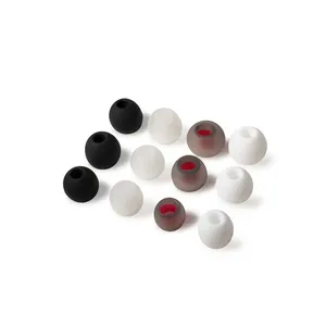 Factory Direct Sale LMS In Ear Silicone Ear Tips Eartip /Plugs/bud For Earphone /Headset