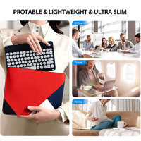 Nouveau clavier sans fil ultra-fin de 7 pouces avec clip magnétique et disposition de touches personnalisable pour tablettes et téléphones