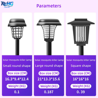 Solar Mosquito Killer Lamp Outdoor Waterdichte Tuin Ongediertebestrijder Lamp Gazonlamp Mosquito Killer Apparaat