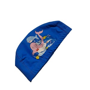 Bonnet de bain en tissu enduit de PU pour adulte et enfant, respirant, flexible, élastique, imperméable, léger, durable, confortable, doux, dessin animé - Product Image 5