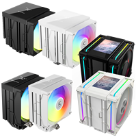 Gamer-X MK Series ARGB Sync CPU Air Cooler con cojinete de fluido Disipador de calor de cobre y aluminio para refrigeración de procesadores