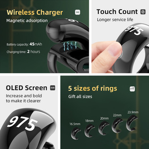 2025 baru Tasbih cincin pintar untuk Muslim doa pengingat jam Azan dan Mini Zikr kompatibel dengan Android & IOS - Product Image 6